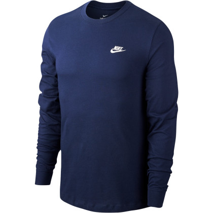 Nike sportswear long sleeve modrá