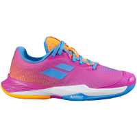 Junior Babolat jet mach 3 all court růžová