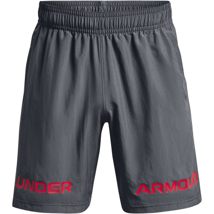 Under armour seamless woven graphic wordmark šedá