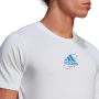 Adidas Graphic thiem logo bílá