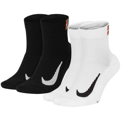 Nike Court kotníkové černé (2 páry)