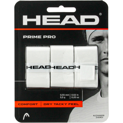 Head Prime Pro overgrips bílá