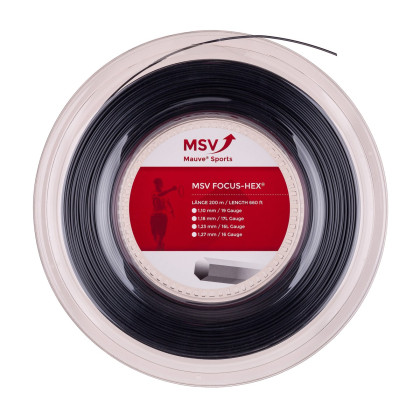 MSV focus hex (200m) černá