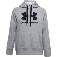 Under armour rival fleece logo šedá