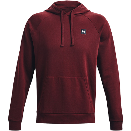 Under armour rival fleece tmavě červená