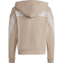 Adidas full zip hooded béžová