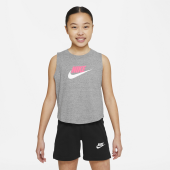 Junior girls nike sportswear top šedá