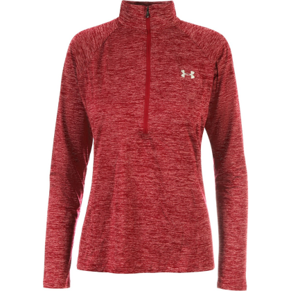 Under armour tech 1/2 zip long sleeve růžová