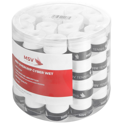 MSV Cyber Wet 60 overgrips bílá