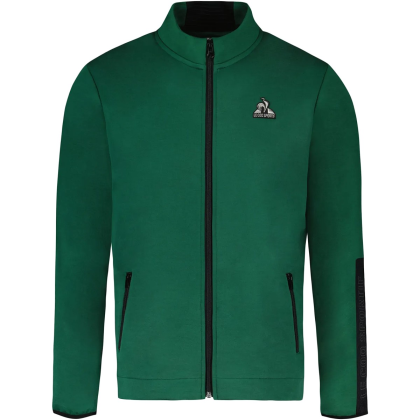 Le Coq Sportif Full Zip Technique zelená