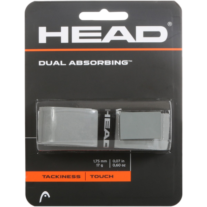 Head Dual Absorbing grip šedá