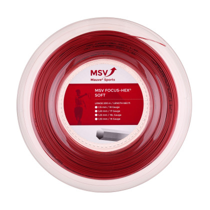 MSV focus hex soft (200m) červená