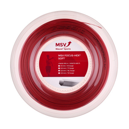 MSV focus hex soft (200m) červená