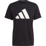 Adidas training essentials logo černá