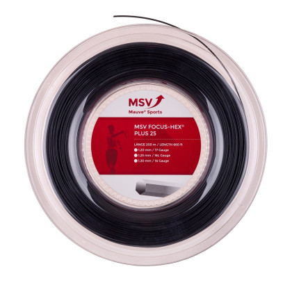 MSV focus hex plus 25 (200m) černá