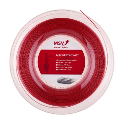 MSV hepta twist (200 m) červená