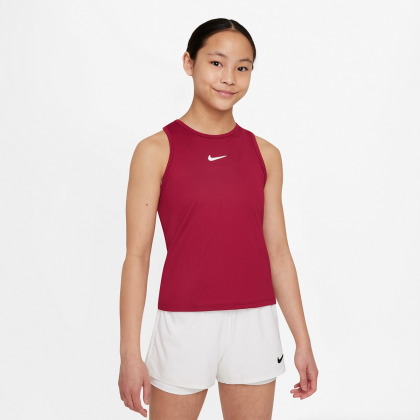 Junior girls nike victory top tmavě červená