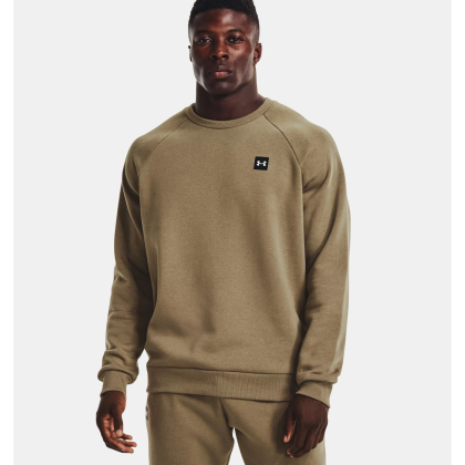 Under armour rival fleece crew khaki