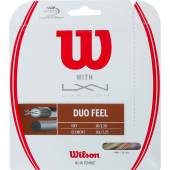 Wilson duo feel: luxilon element & wilson nxt 1.25 (12.20m) hybrid hnědá