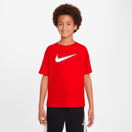 Junior boys nike dri fit červená