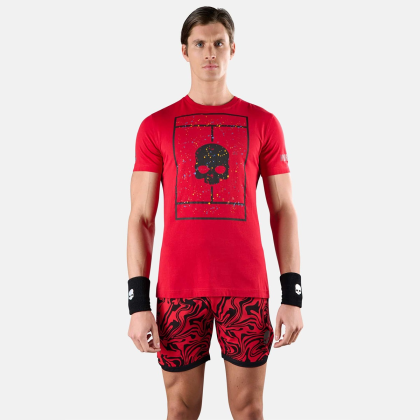 Hydrogen tennis court červená