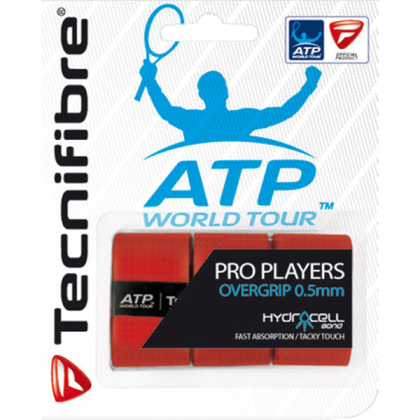 Tecnifibre Pro Player ATP overgrips červená