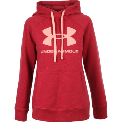 Under armour rival fleece logo růžová