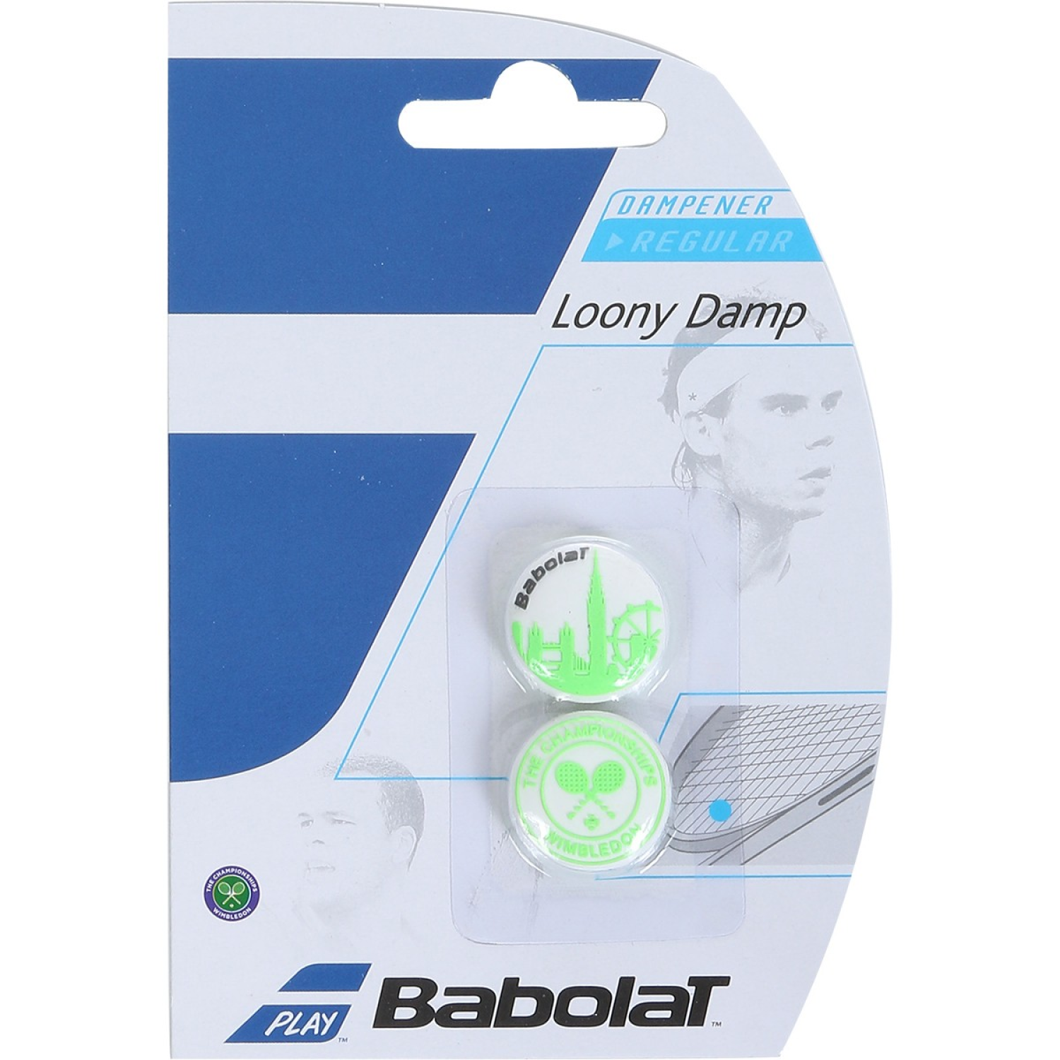 Vibrastop Babolat Wimbledon London Shock absorbers bílá