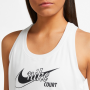 Nike Court swoosh tennis top bílá