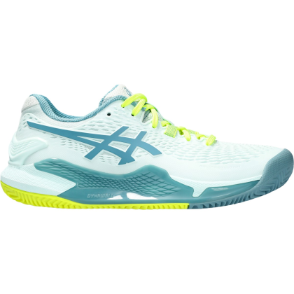 Asics gel resolution 9 clay court šedá