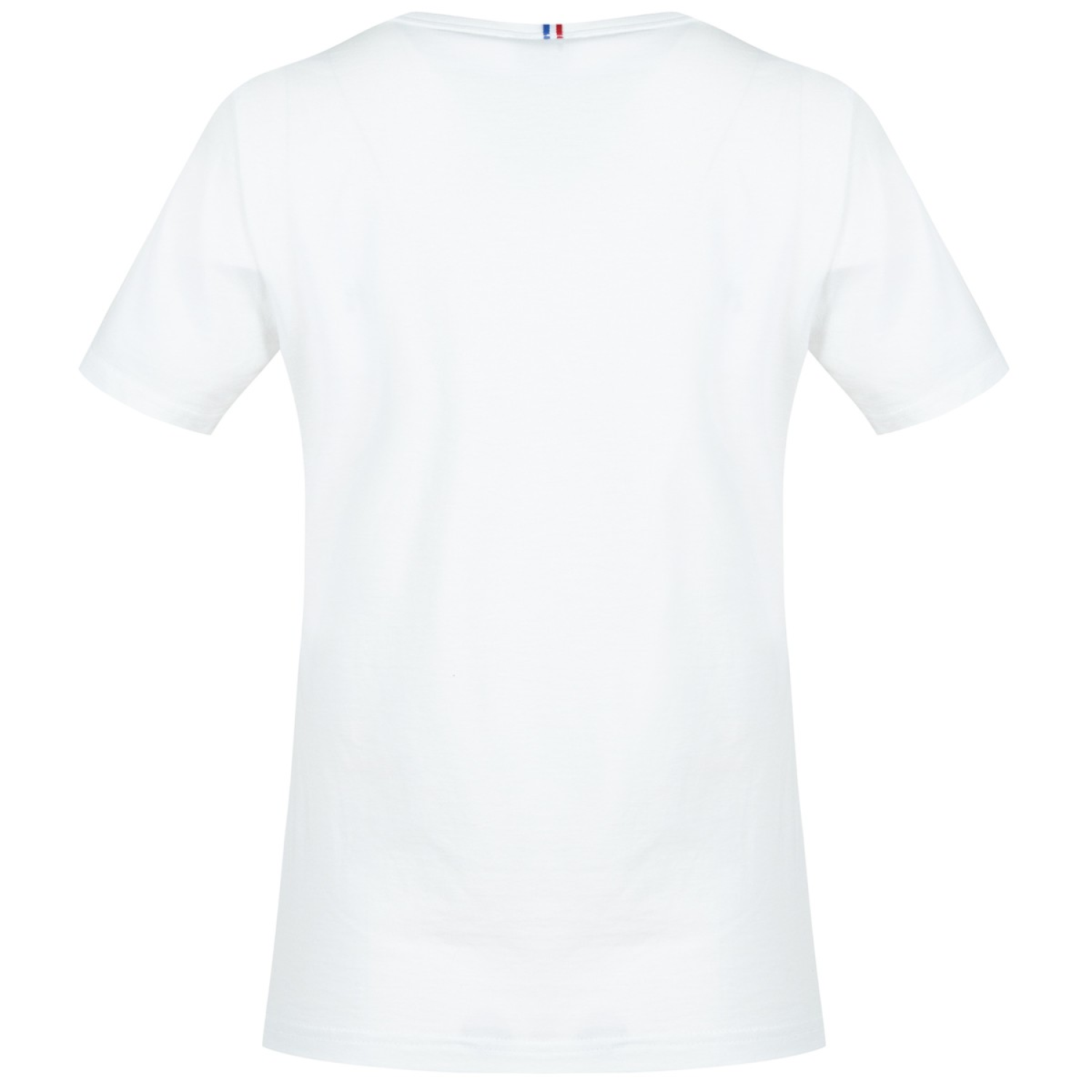 Le Coq Sportif N°1 Maglietta Donna Maniche Corte – Tessuto Tecnico, Slim Fit, Bianco