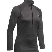 Under armor tech 1/2 zip long sleeve šedá