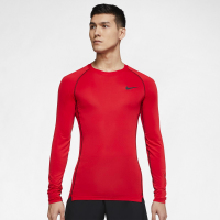Nike Dri-fit tight long sleeve červená