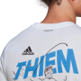 Adidas Graphic thiem logo bílá