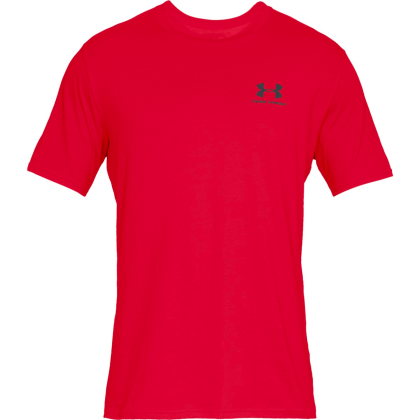 Under Armour Sportstyle left chest červená