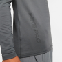 Nike Pro dri-fit long sleeve šedá