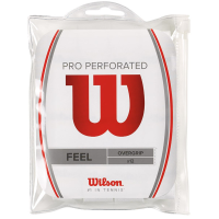 Wilson Pro Perforated 12 overgrips bílá