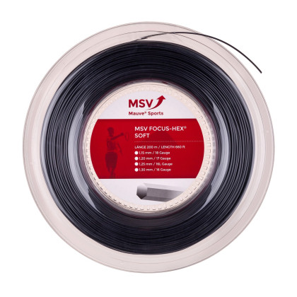 MSV focus hex soft (200m) černá