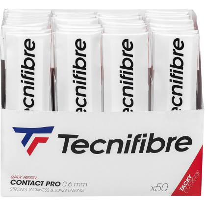 Tecnifibre Pro Contact 50 overgrips bílá