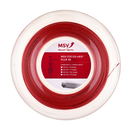 MSV focus hex plus 38 (200m) červená