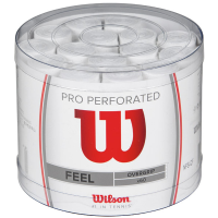 Wilson Pro Perforated overgrips 60 pack bílá
