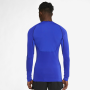 Nike Dri-fit tight long sleeve modrá