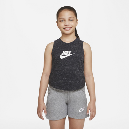 Junior girls nike sportswear top černá