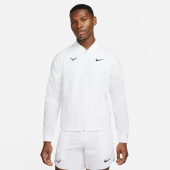 Nike dri fit nadal full zip bílá